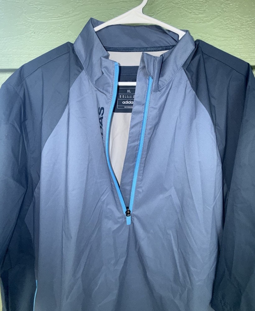 Men’s XL Adidas Provisional Short Sleeve golf Pullover Windbreaker