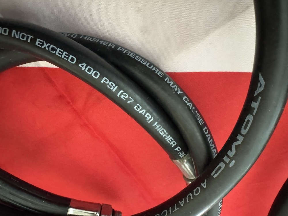 ATOMIC SCUBA STANDARD HOSES FOR REGULATOR SOLD SEPARATELY!