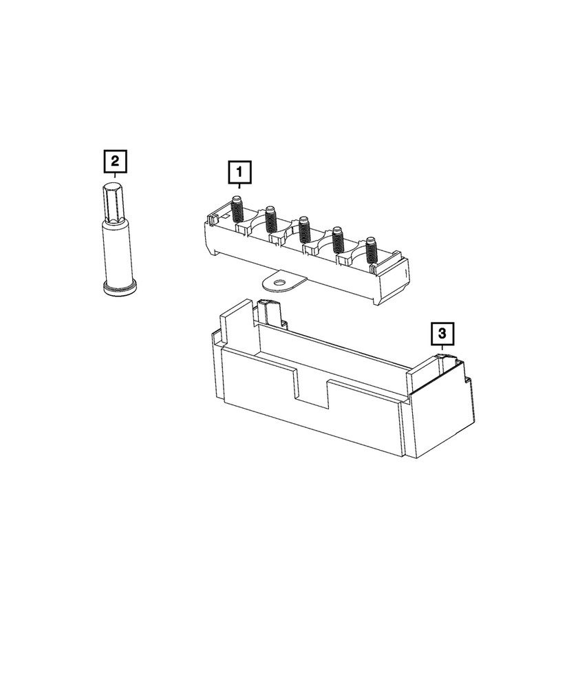 Genuine Mopar Z Case Fuse Array 68305125AA