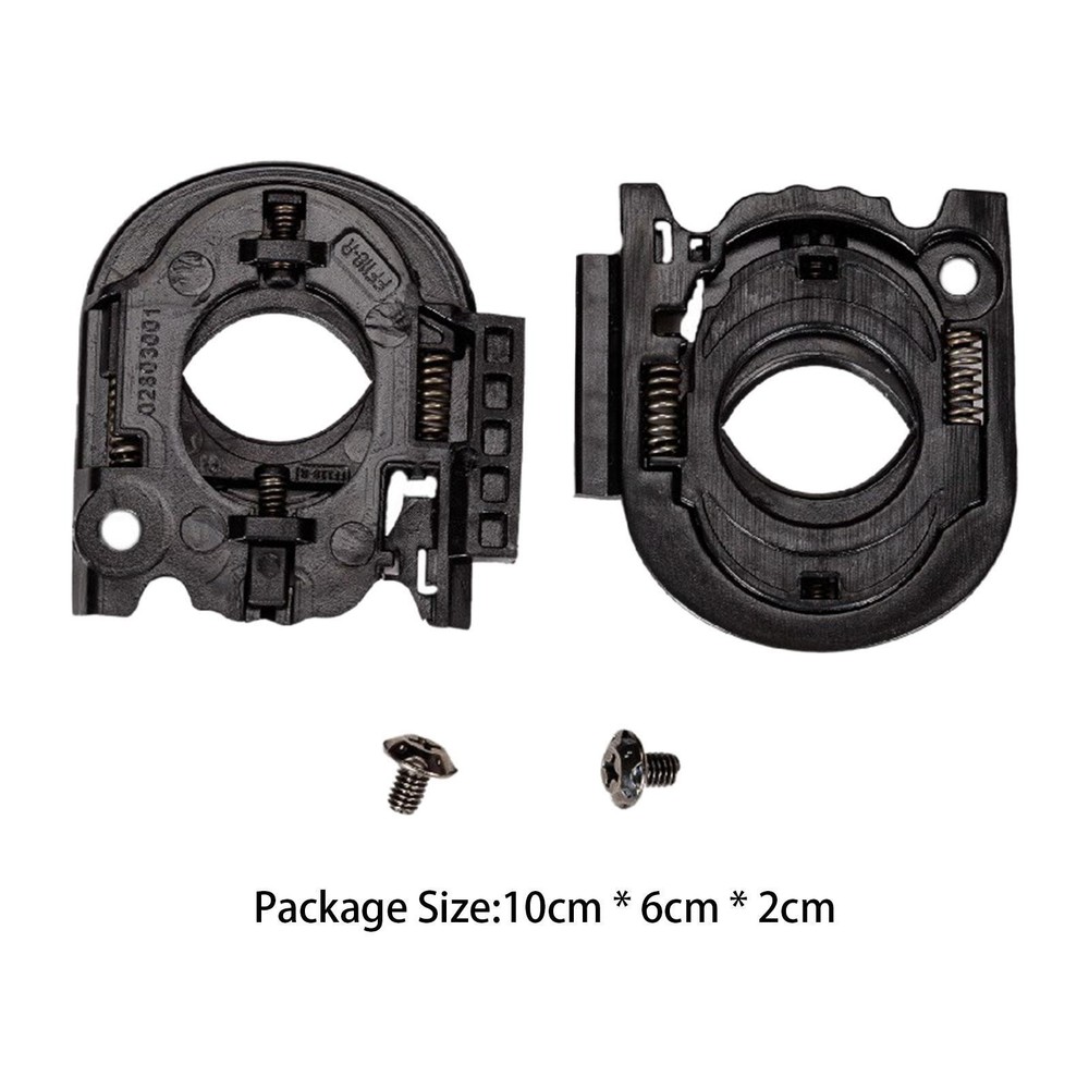 2x Helmet Visor Shield Base Left and Right Sturdy Motorcycle Accessories Replace