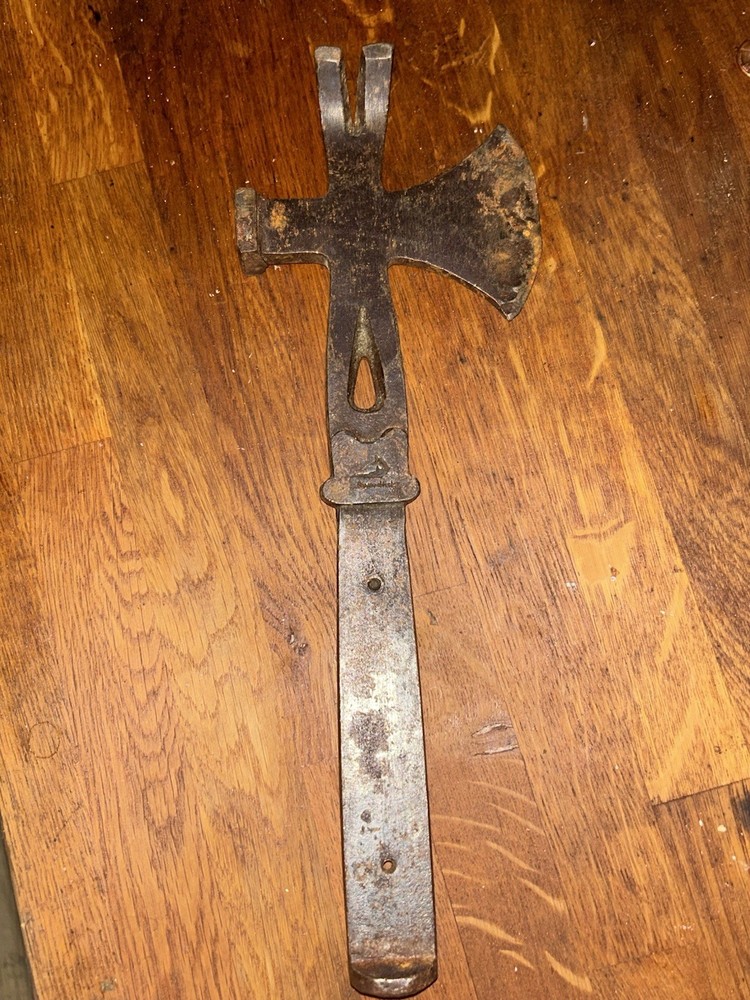 Vintage Swordfish Multi Tool Axe Saw Wrench Primitive Farm Tool