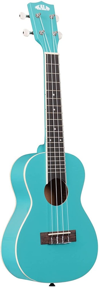 Kala Candy Collection Cotton Candy Blue Concert Ukulele, Bag Bundle