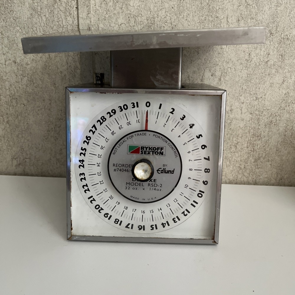 Vintage Edlund Deluxe 32 oz Portion Control Scale Model RSD-2