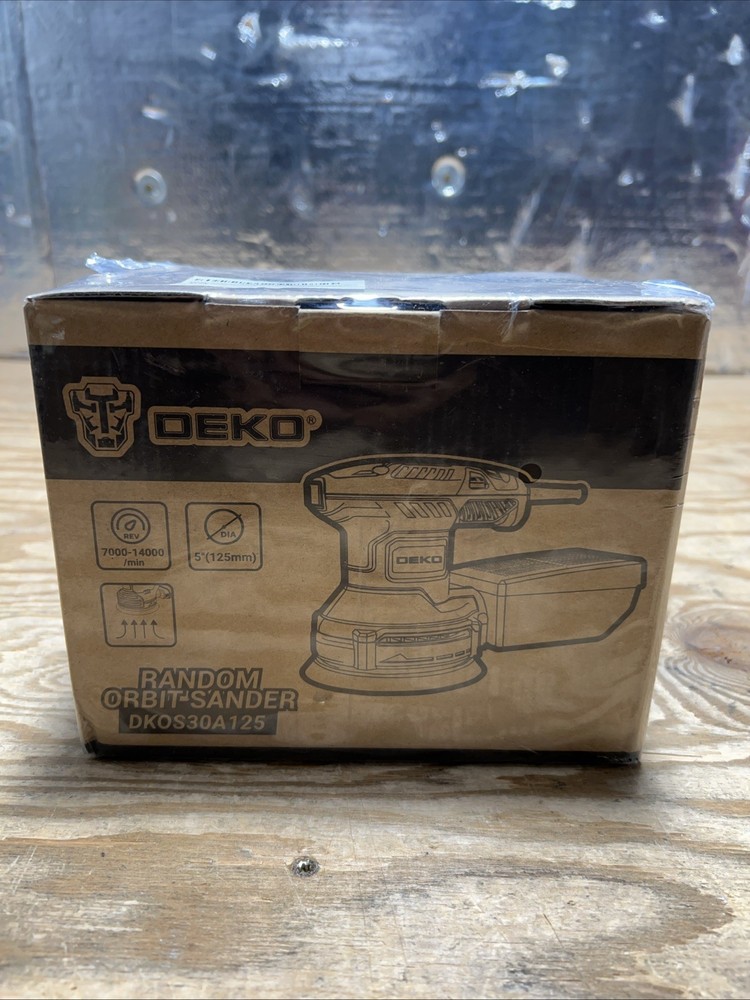 Deko Random Orbit Sander DKOS30A125 RED