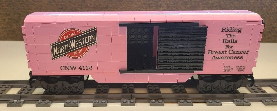 Custom Train North Western Cancer Boxcar -PLEASE READ ITEM DESCRIPTION-