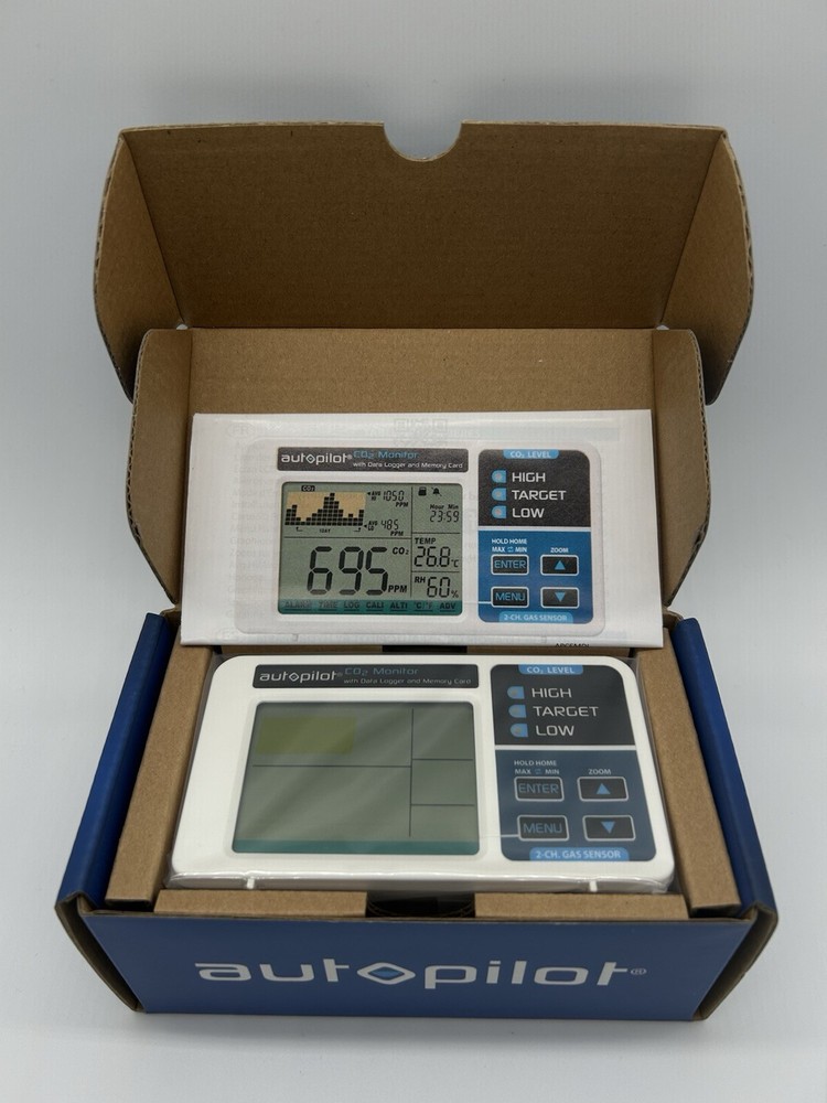 Autopilot Desktop CO2 Monitor, Memory & Logger