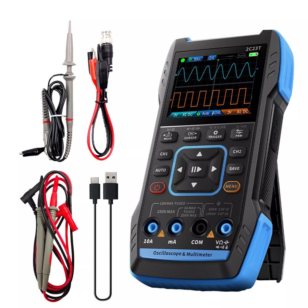 3in1 Handheld Digital Oscilloscope Multimeter+Function Signal Generator