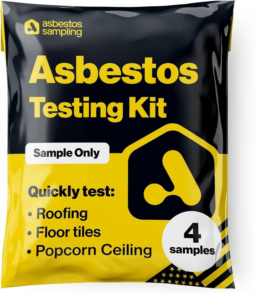 Asbestos Analysis Kit with 72hr Results - 4 Samples for Accurate Testing
