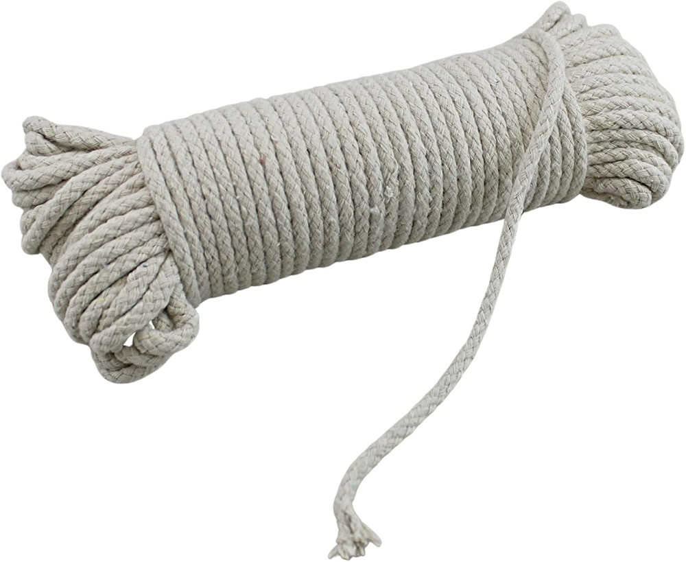 100 Ft Heavy Duty Braided Rope Clothesline, Multi-Purpose, Durable