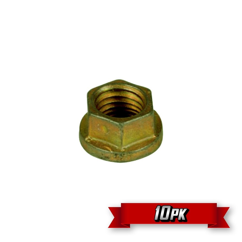 Jet Nut, 8-32 Thread, Type 2, Yellow Dichromate (MS21042-08) {10pk}