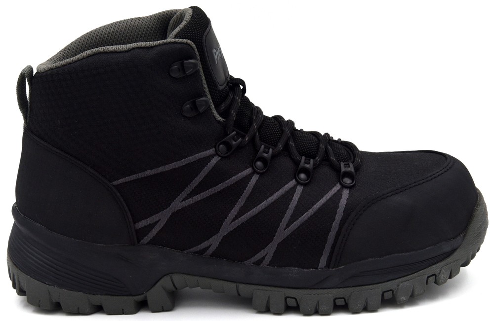 Propet Men's Traverse Composite Toe Waterproof Work Boot MBU042BK Black