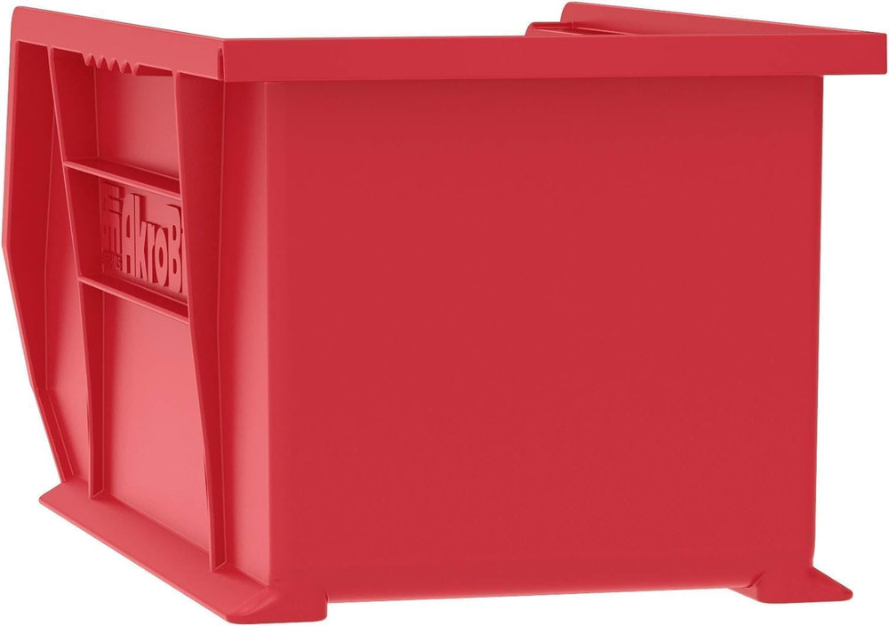 30240 Akrobins Plastic Storage Bins, Space-Saving Stackable Bins for Garage, Pan