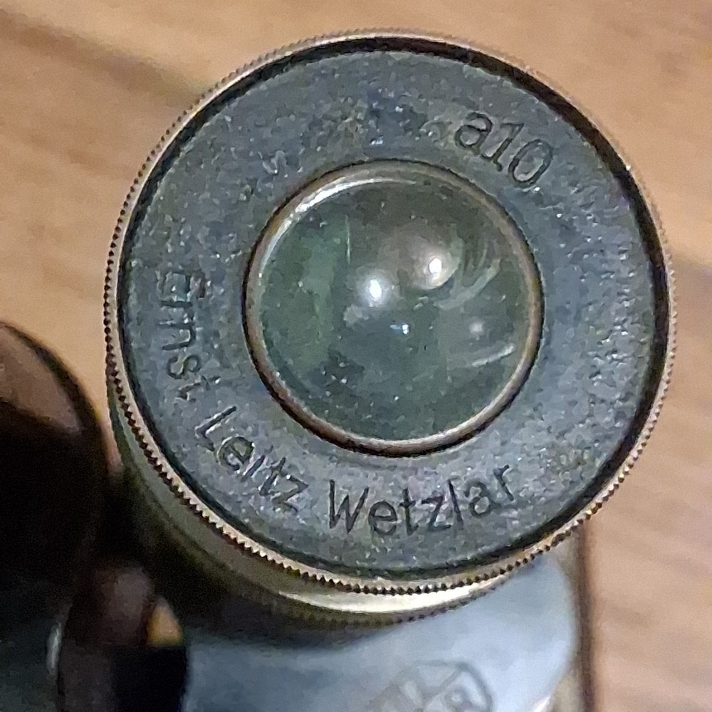 Eleitz Wetzlar microscope Antique. Not Tested