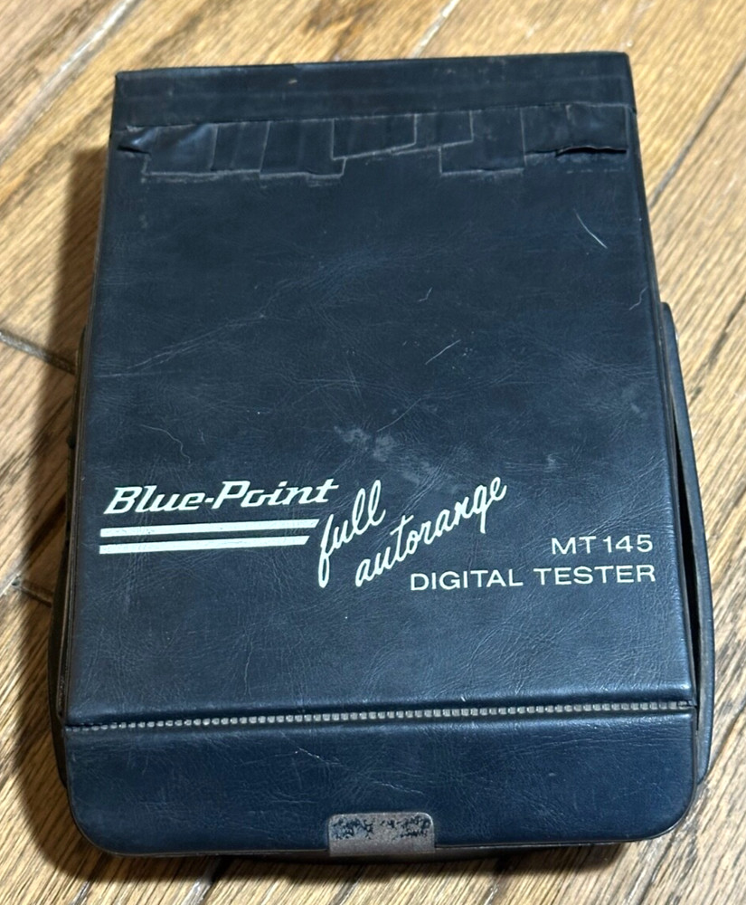 VTG Blue Point Tools Digital Tester Electrical Unit Multimeter Case Leads