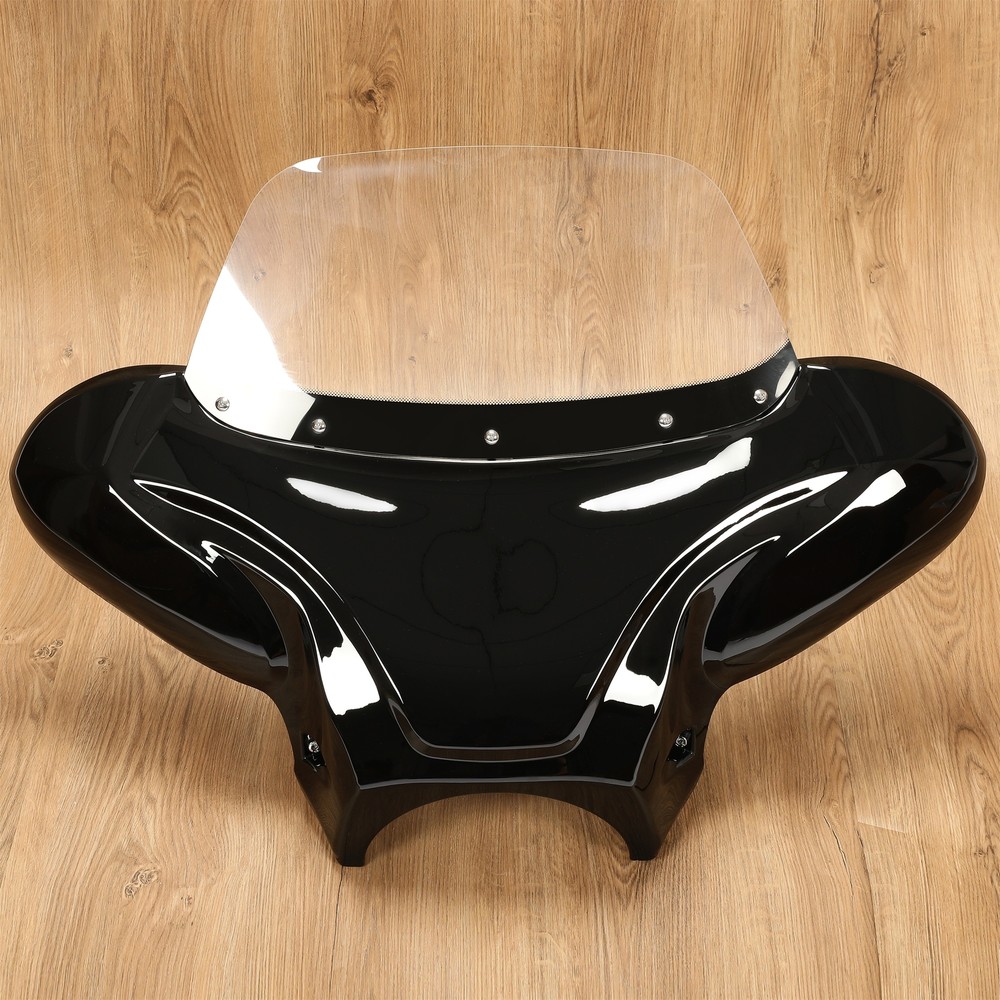 Universal Front Fairing Bat Wing Batwing Windshield For Harley Yamaha Suzuki