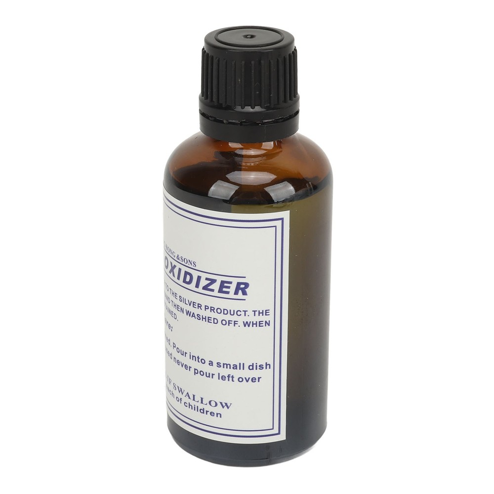 Silver Oxidizer Solution Jewelry Making Black Fast Acting Vintage Effect 50ml
