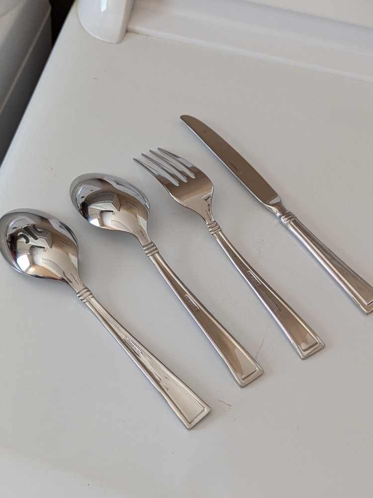 Oneida Stainless Flatware BUTLER 4pc Serving Set - Good Shape!