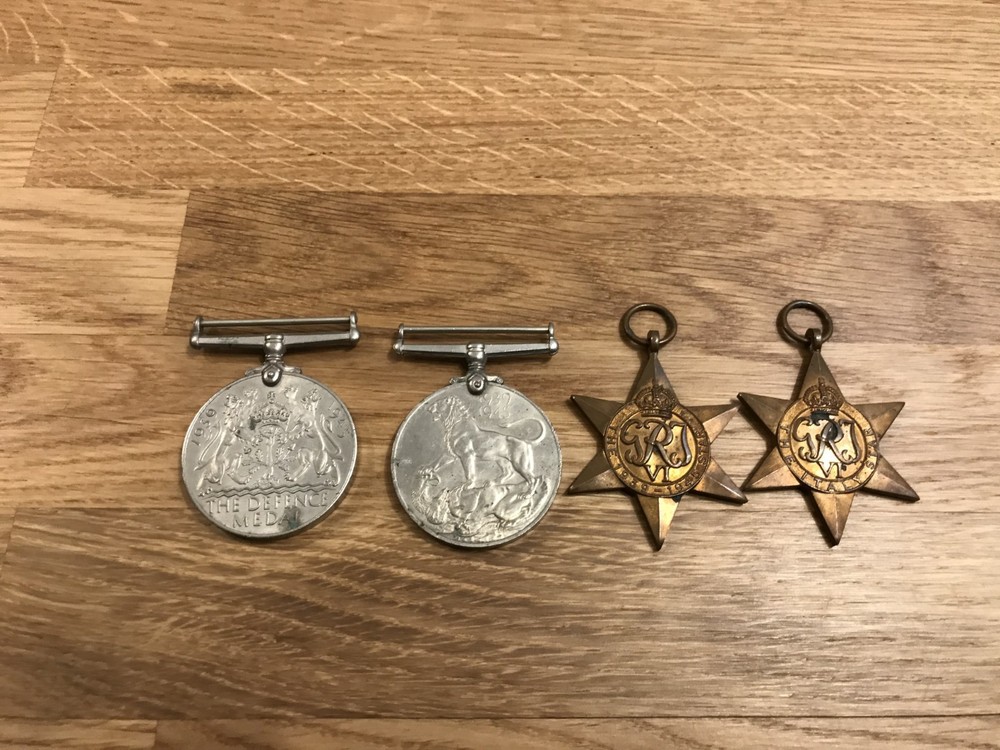 nice lot 4 original WW2 era medals