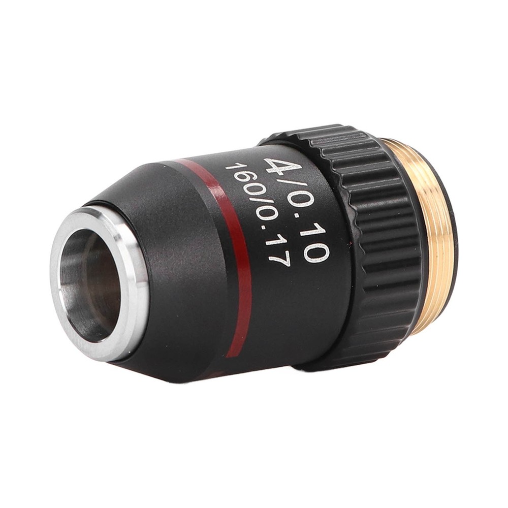 Achromatic Microscope Objective 4X High Magnification Lens 20.2mm Interface