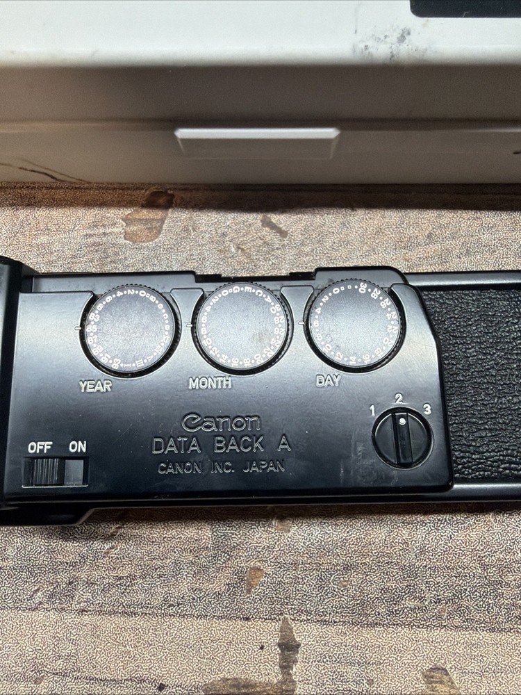 Canon Data Back A With Case Untested