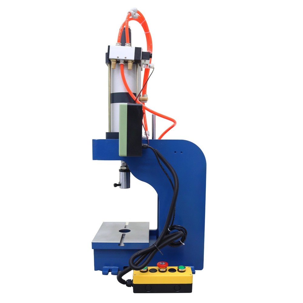 110V Pneumatic Punch Press Machine 3306lb/1500kg with Controller Double Button
