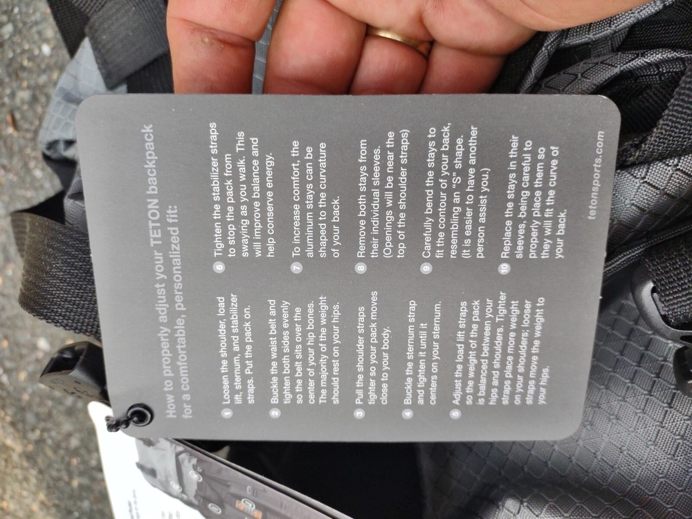 High-Performance Backpack - TETON Sports Explorer 4000 Internal Frame ;