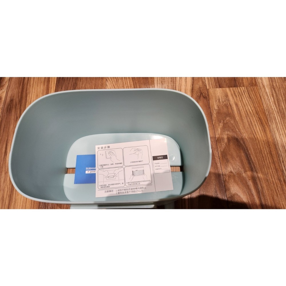Tissue Box Cover Dispenser – Plastic Rectangular Holder Dustproof Blue