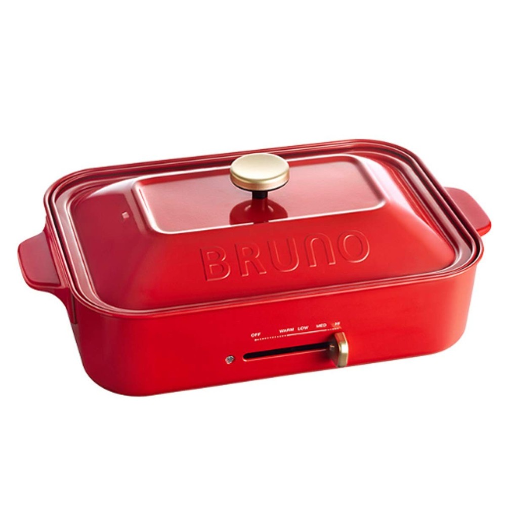 BRUNO compact hot plate red