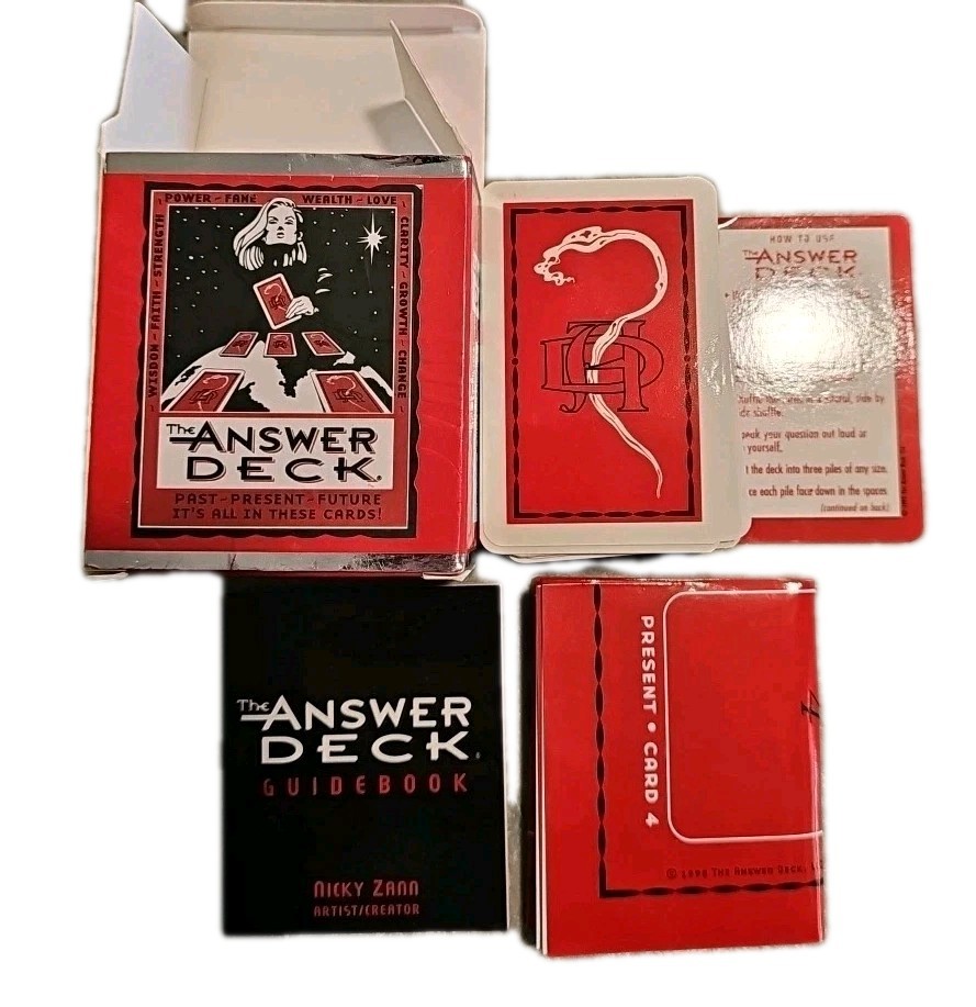 The Answer Deck - Past Present Future Prophecy Cards -