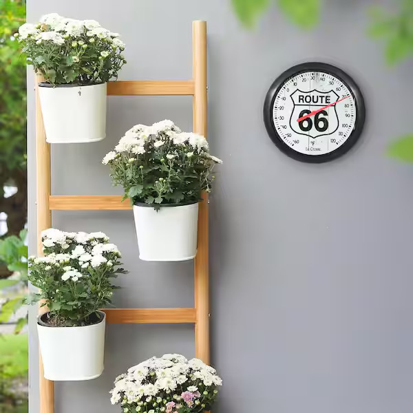 8 In. Route 66 round Dial Thermometer