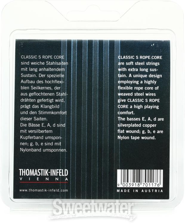 Thomastik-Infeld Classic S Rope Core Flatwound Acoustic Strings -