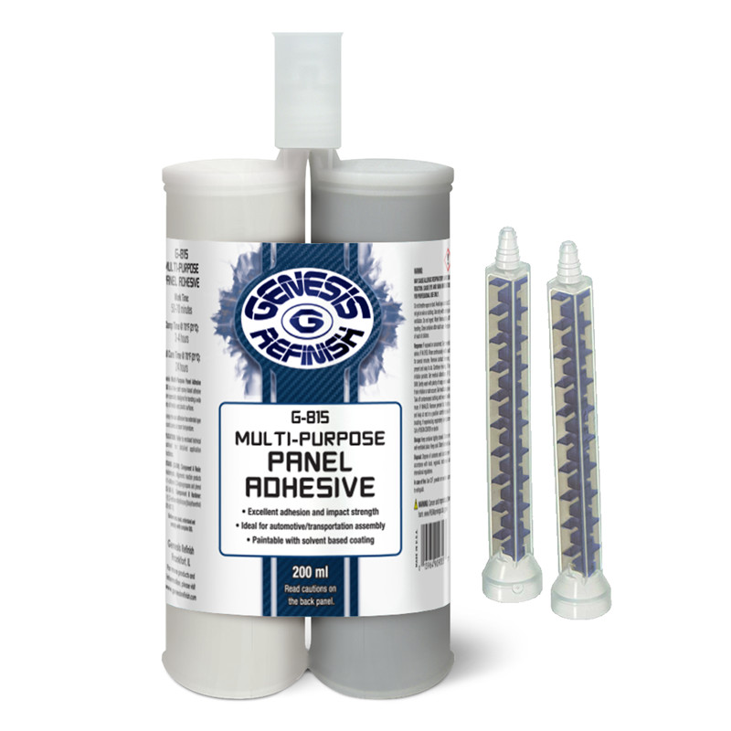 GENESIS REFINISH MULTI-PURPOSE 2-PART PANEL ADHESIVE 200ML CARTRIDGE