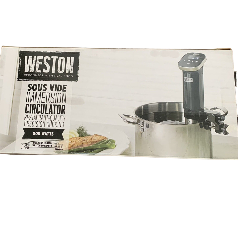 Weston Sous Vide Immersion Circulator 800 Watts Black Digital Display 36200