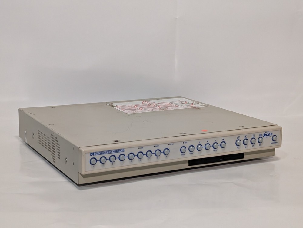 Dedicated Micros Eco9B CD-300GB 9 Channel Networked DVMR Multiplex Recorder