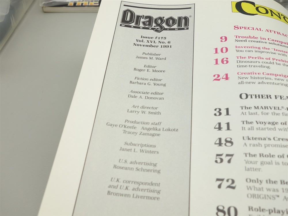 Dragon Magazine: Issue #175 (TSR)