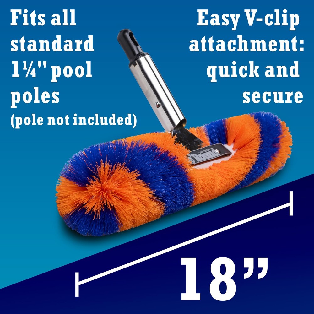 GoRound 360 Pool Brush 18 inches