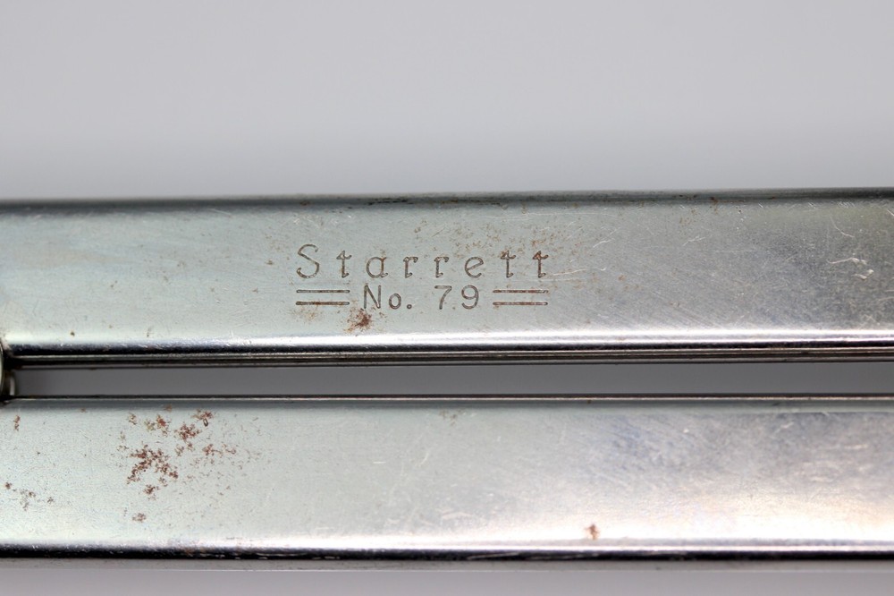 Starrett 79B-12 Yankee Spring-Type Outside Caliper, Spring Nut, 12" Capacity BIN
