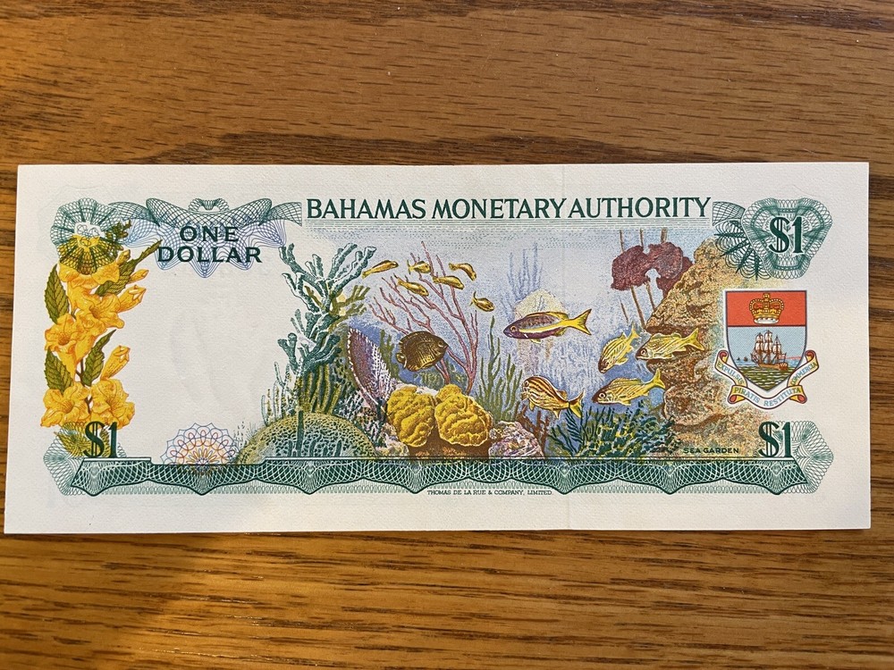 1968 Bahamas One Dollar Bank Note