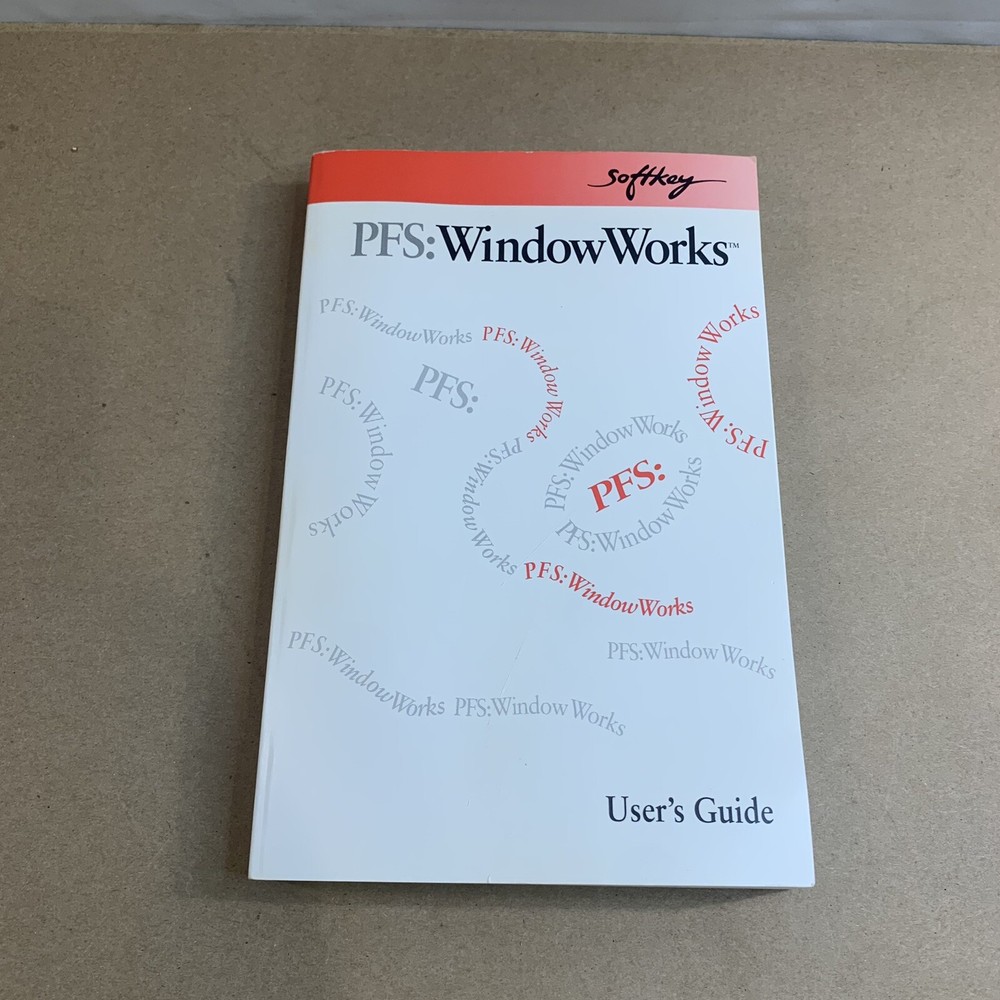 1994 Softkey PFS: Window Works Plus Floppy Disks & User Guide User Manual