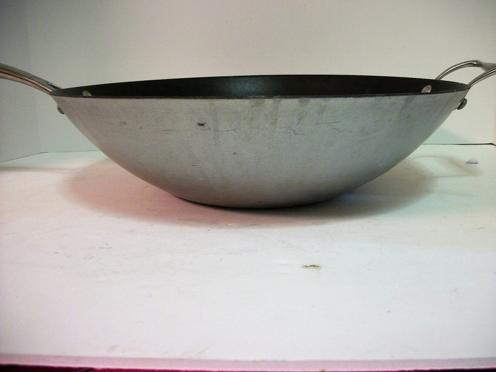 Nordic Ware 14" Wok Commercial Cookware Flat Bottom