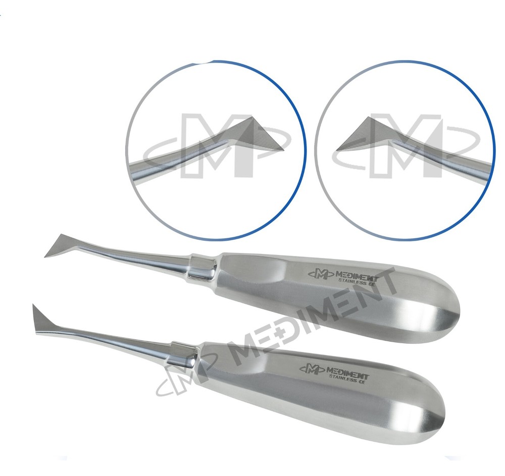 Dental Tooth Extraction Cryer Elevators Left & Right Surgical Root Instruments