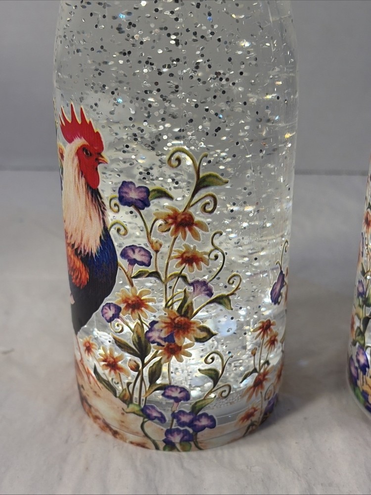 Rooster Glitter Globe Bottle Exclusive Light-lot 2