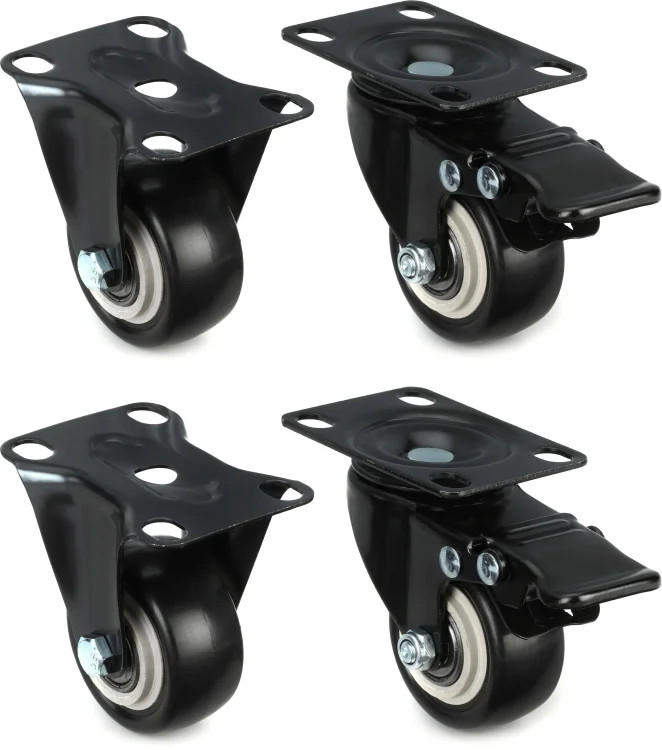 On-Stage RKD1000C Rack Casters for RKD Series Racks