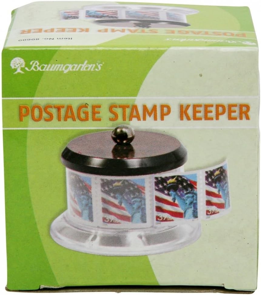 Baumgartens Postage Stamp Keeper (1) 1 Pack, Clear