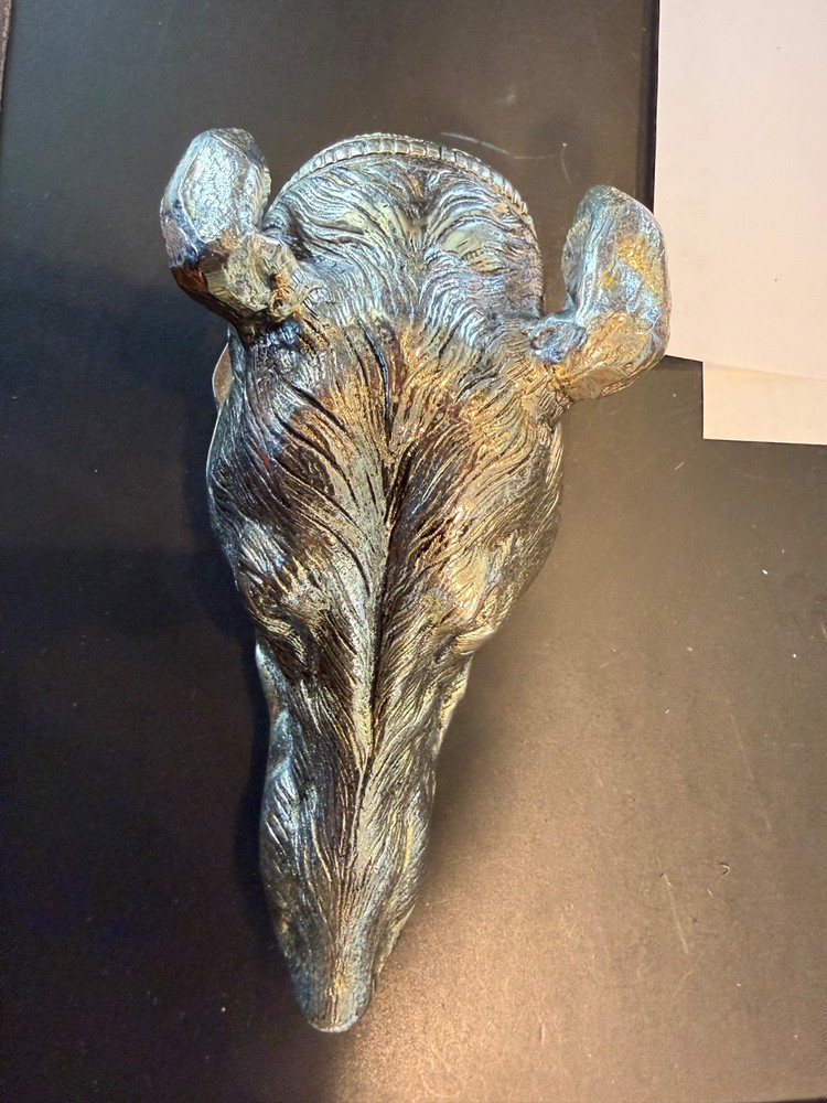 Silver Plated Fox- Head Paper Holder