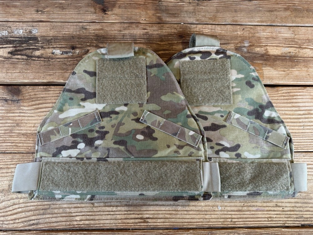 Camo Improved Outer Tactical Vest Deltoid Protector Outershell Size M-L Pair