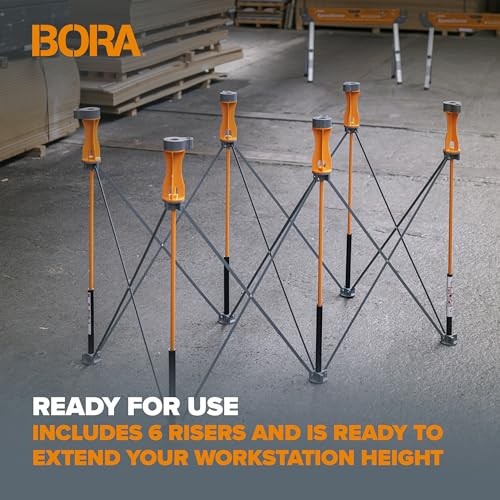 Centipede Accessory for Centipede Work Stands, Increase 6-Piece Risers Set