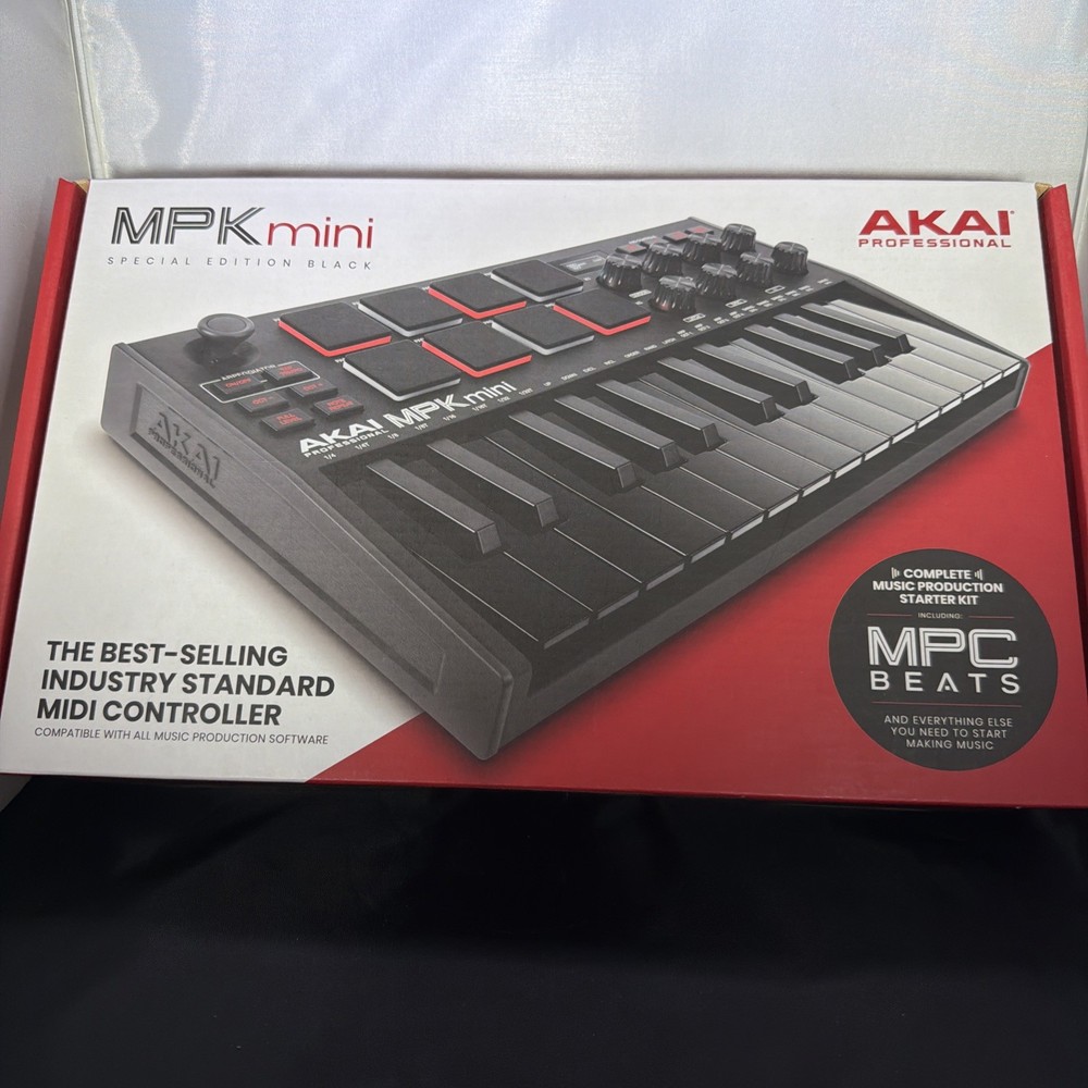 Akai MPK Mini Special Edition Black 25-Key MIDI Keyboard Controller Software