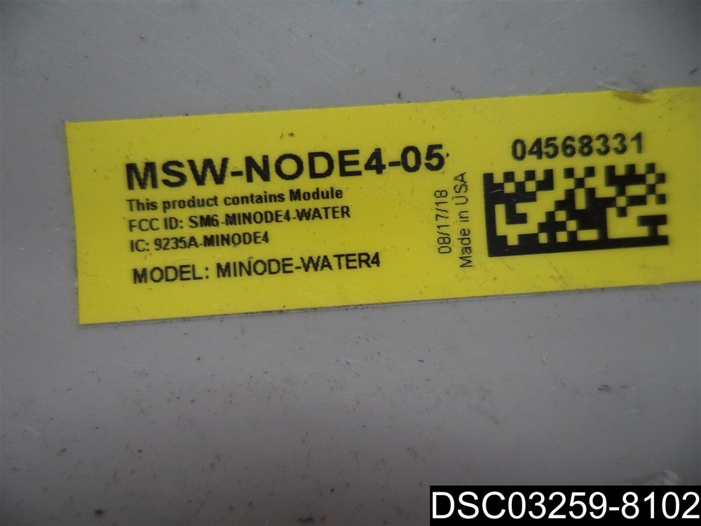 MUELLER MINET MSW-NODE4-05 WATER METER INTERFACE UNIT