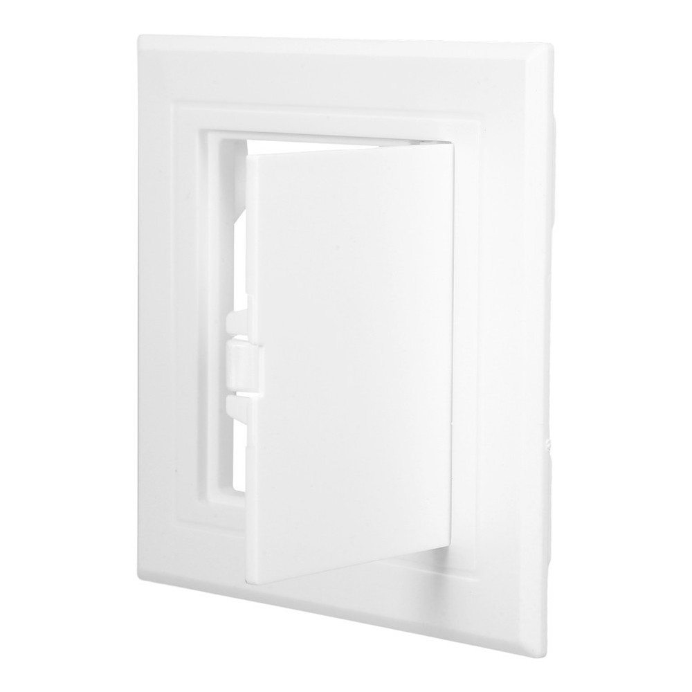 Bathroom Plumbing Access Panel Plastic Cover Plate for Drywall